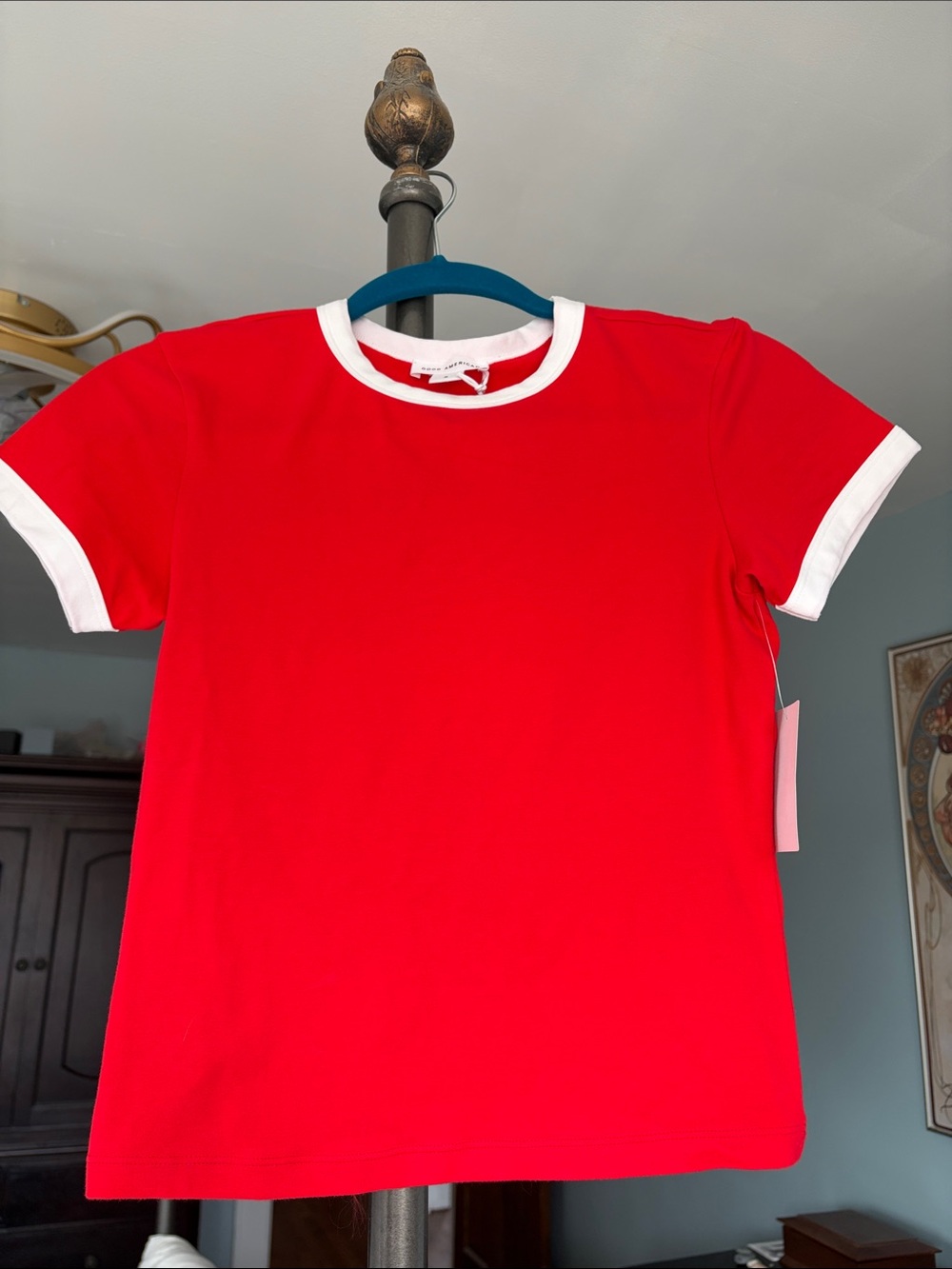 Good American ringer tee. NWT